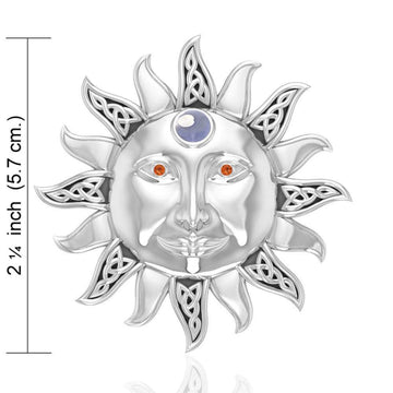 The Mid Winter Sun Sterling Silver Pendant TPD1269 - Jewelry